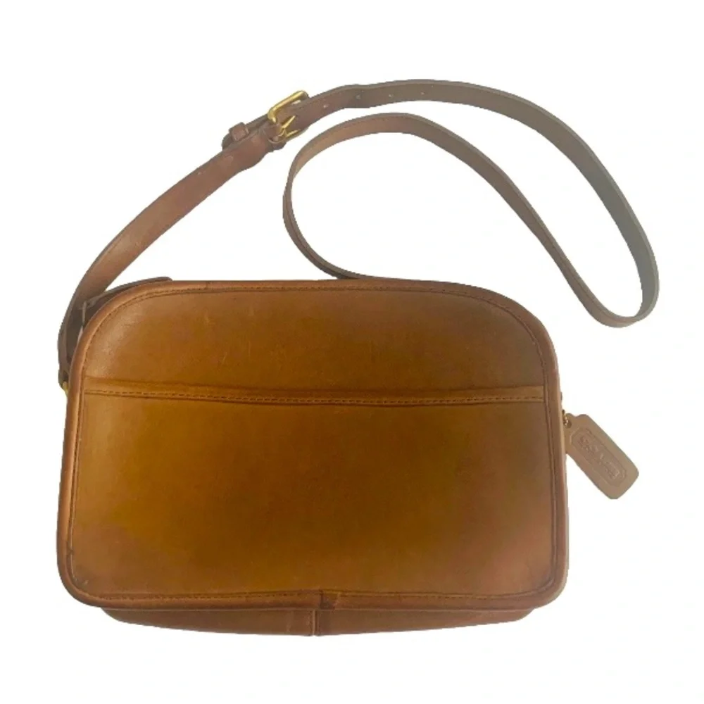 Coach Vintage Leather Brown Shoulder/Crossbody Bag 6726 Purse Y2K 90s Rare